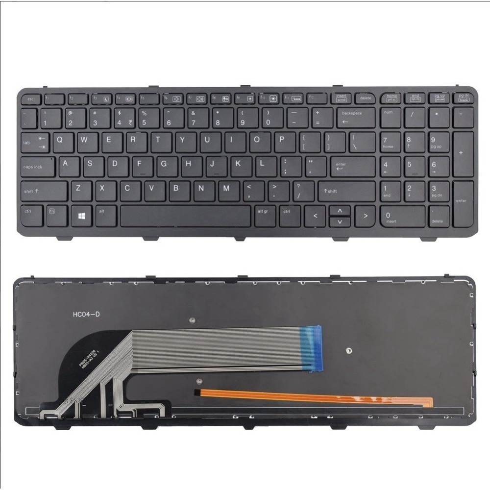 SUNMALL New Laptop Keyboard Replacement With Backlit Compatible With HP Probook